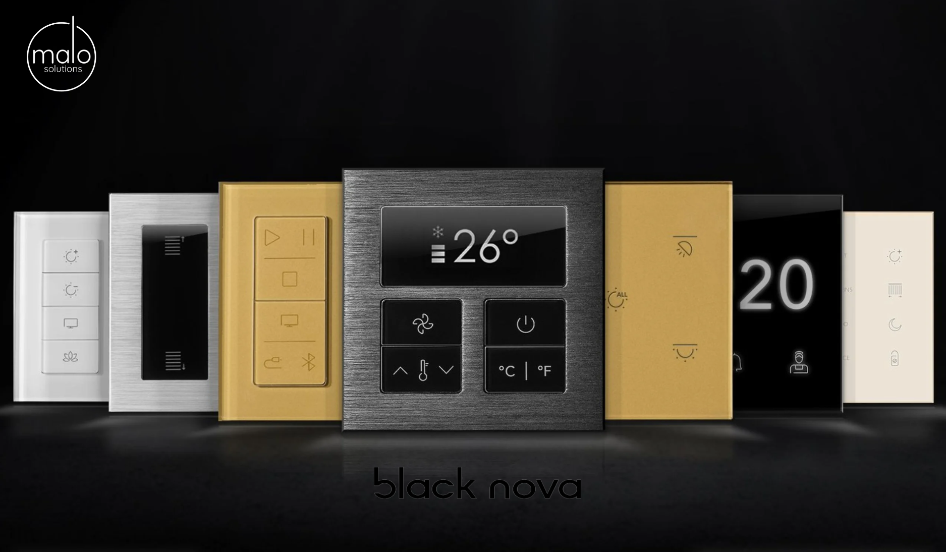 Keypads - Black Nova | malo solutions